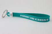 Scoot Like A Boss keychain - teal