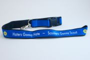 Haters Gonna Hate - Scooters Gonna Scoot blue lanyard