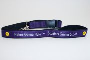 Haters Gonna Hate - Scooters Gonna Scoot purple lanyard
