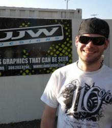 Justin Wharton from JJW Designs and 110% Clothing