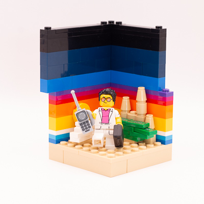 Pablo Brickscobar in Miami Beach - Front